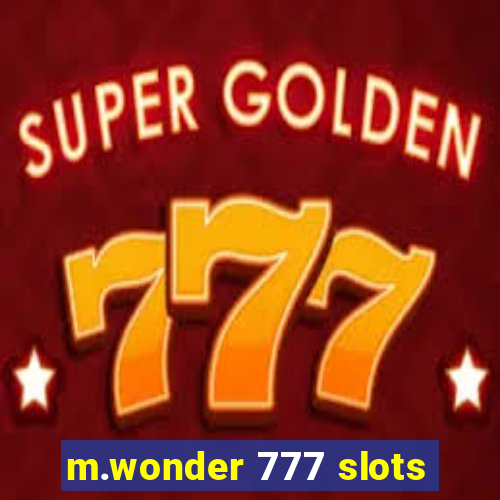 m.wonder 777 slots